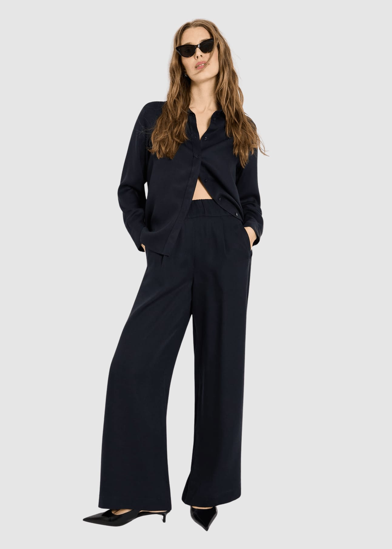 Hose Mit Weitem Bein Midnight Hose Mit Weitem Bein Midnight