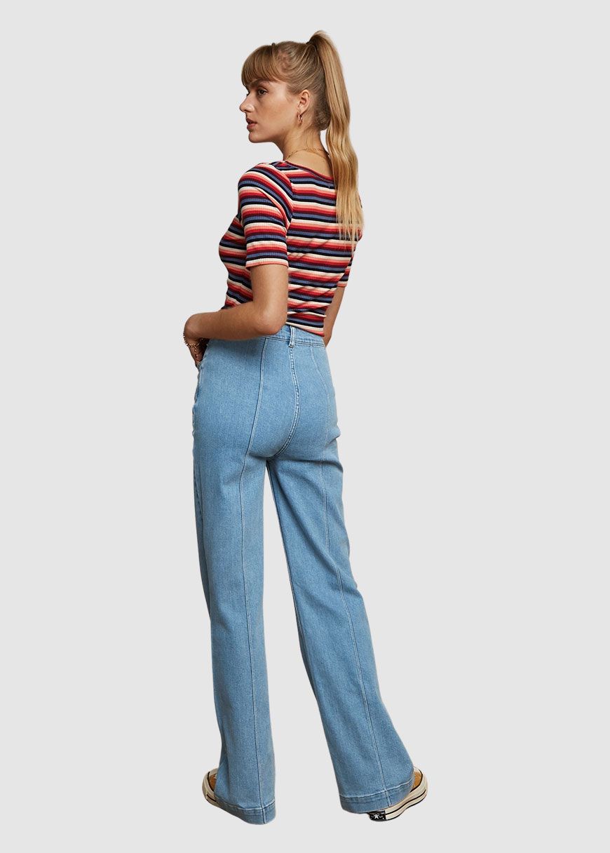 Lily Top Ocra Stripe Lily Top Ocra Stripe
