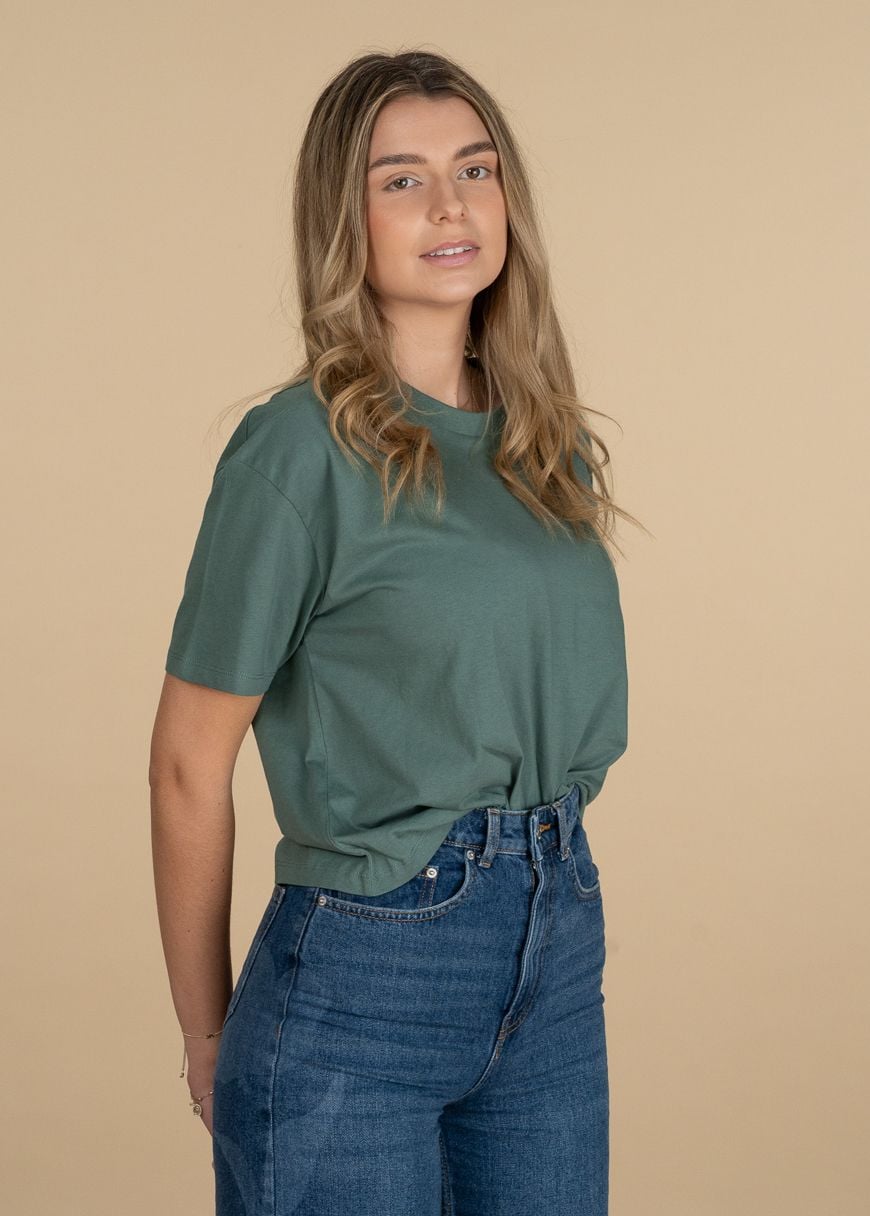 Oversized T-Shirt Woman Green Bay