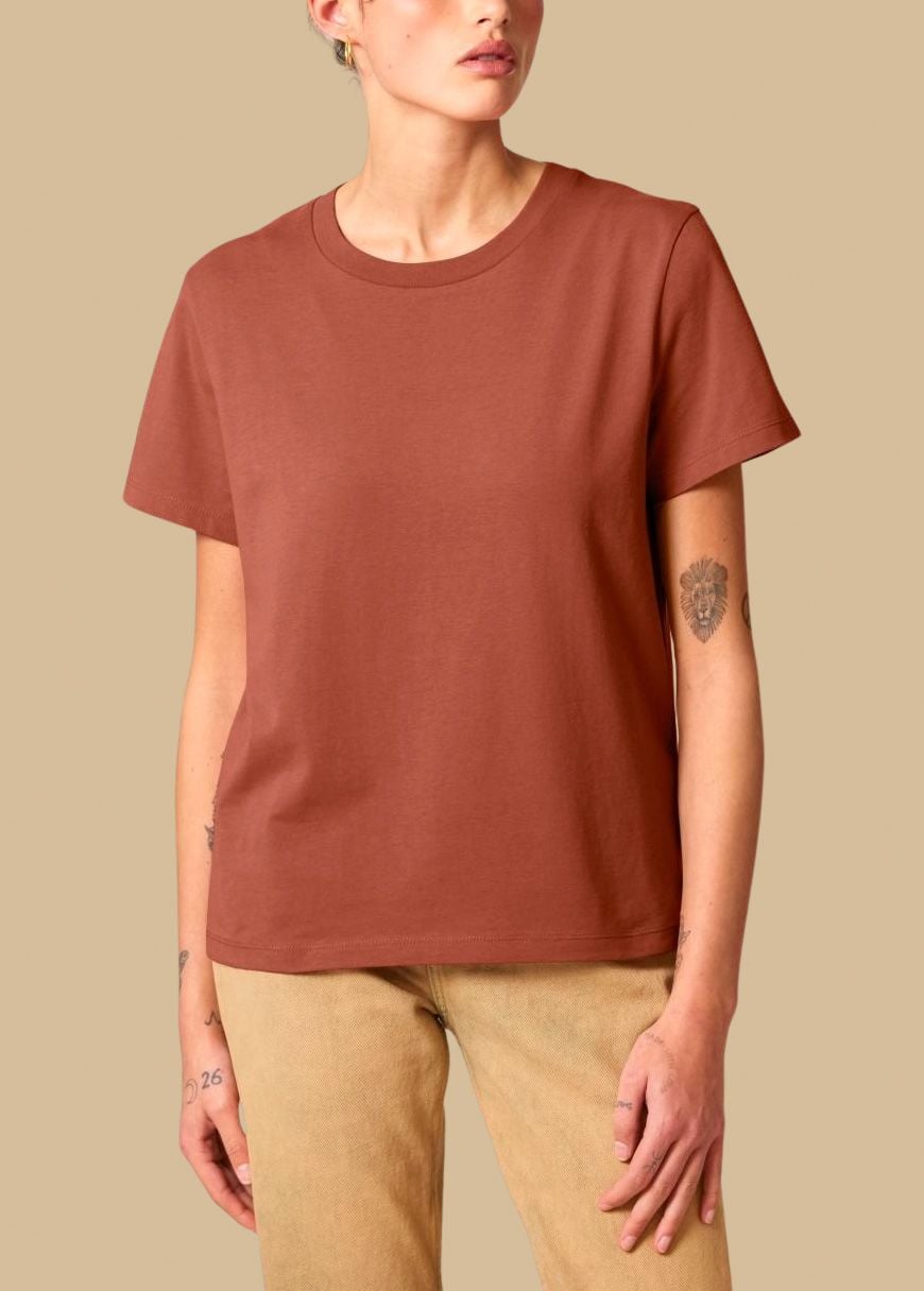 Classic T-Shirt Woman Heritage Brown