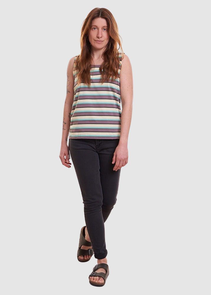 Multicolor-Stripe Top Multicolor-Stripe Top