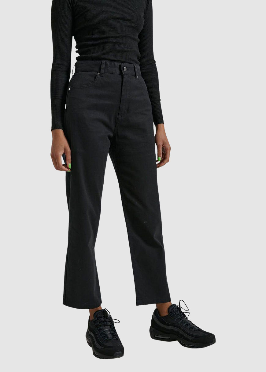 Shelby Hemp Twill High Waist Wide Leg Pant