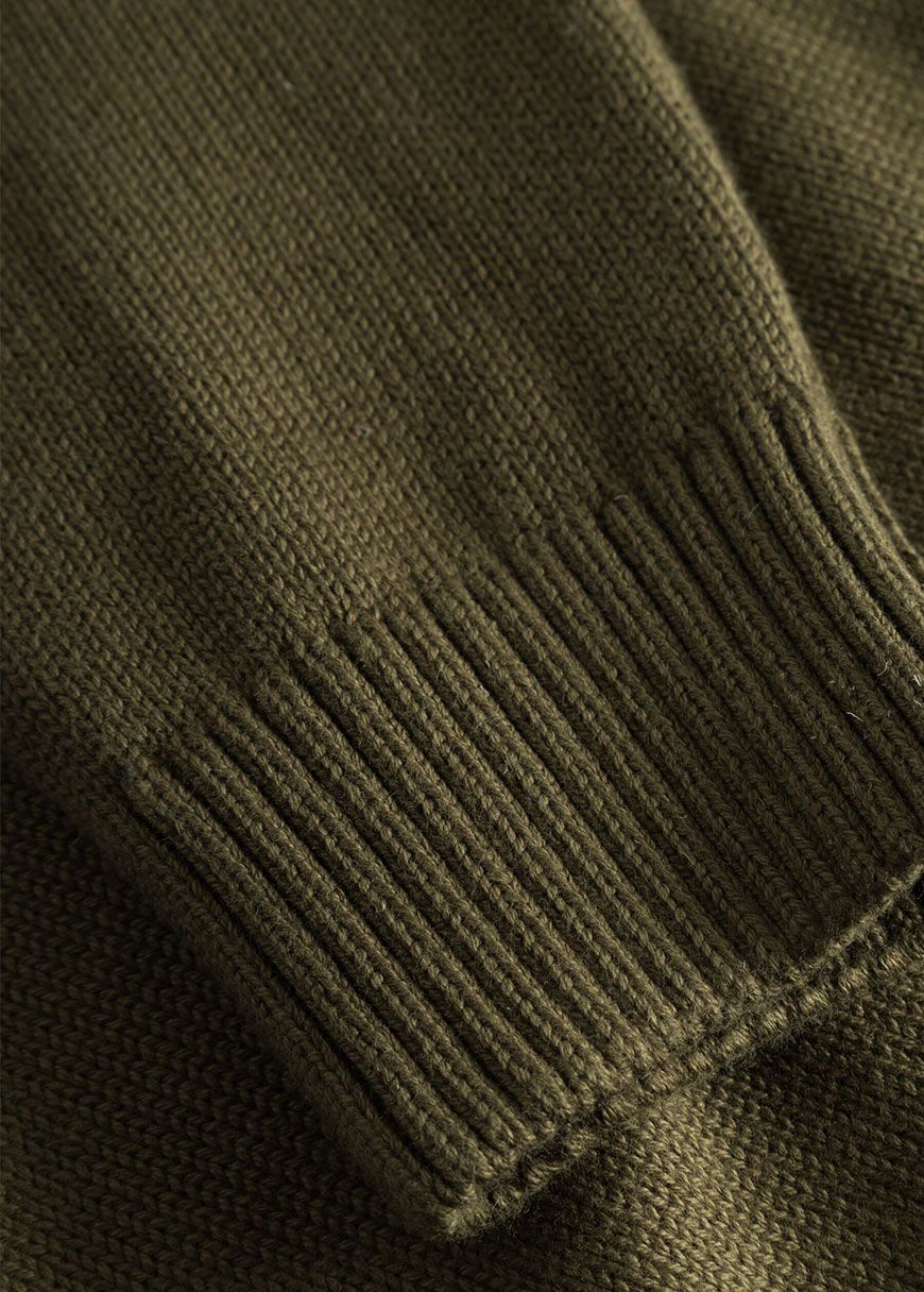 Plain Knitted Crew Neck