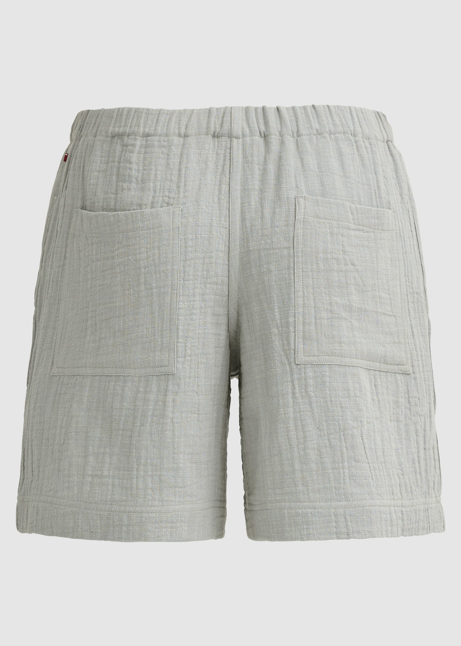 Slub Musselin-Shorts Salbei