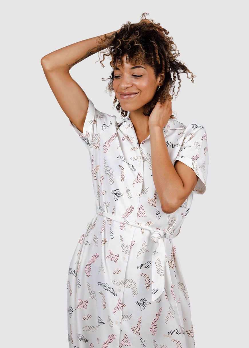 Maria Long Dress Ecru Maria Long Dress Ecru