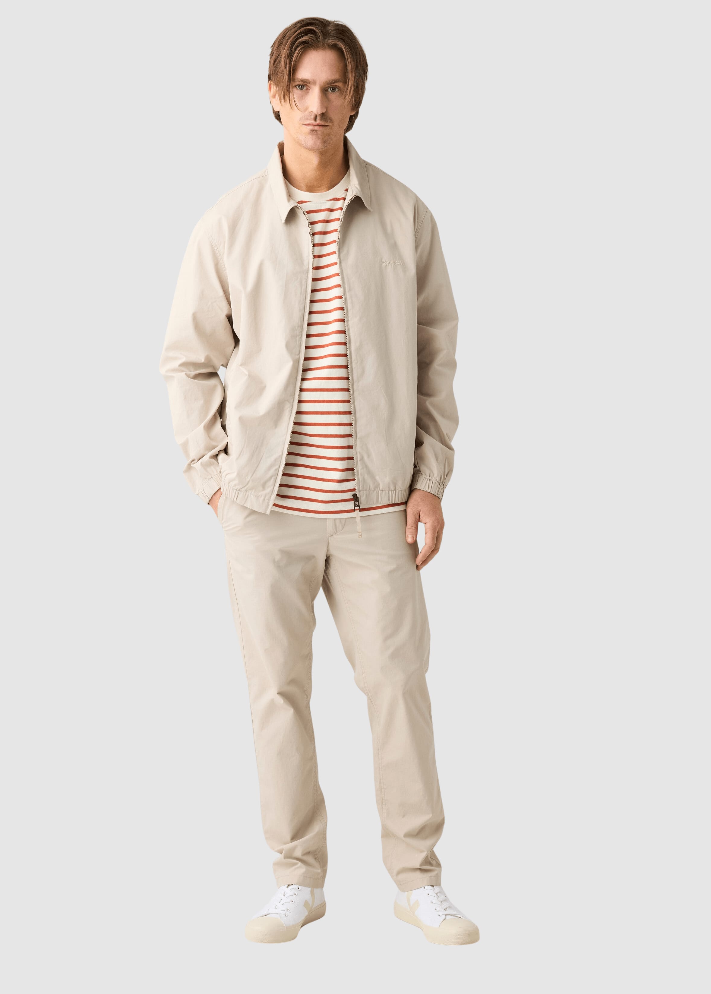 Loose Striped T-Shirt Red Stripe