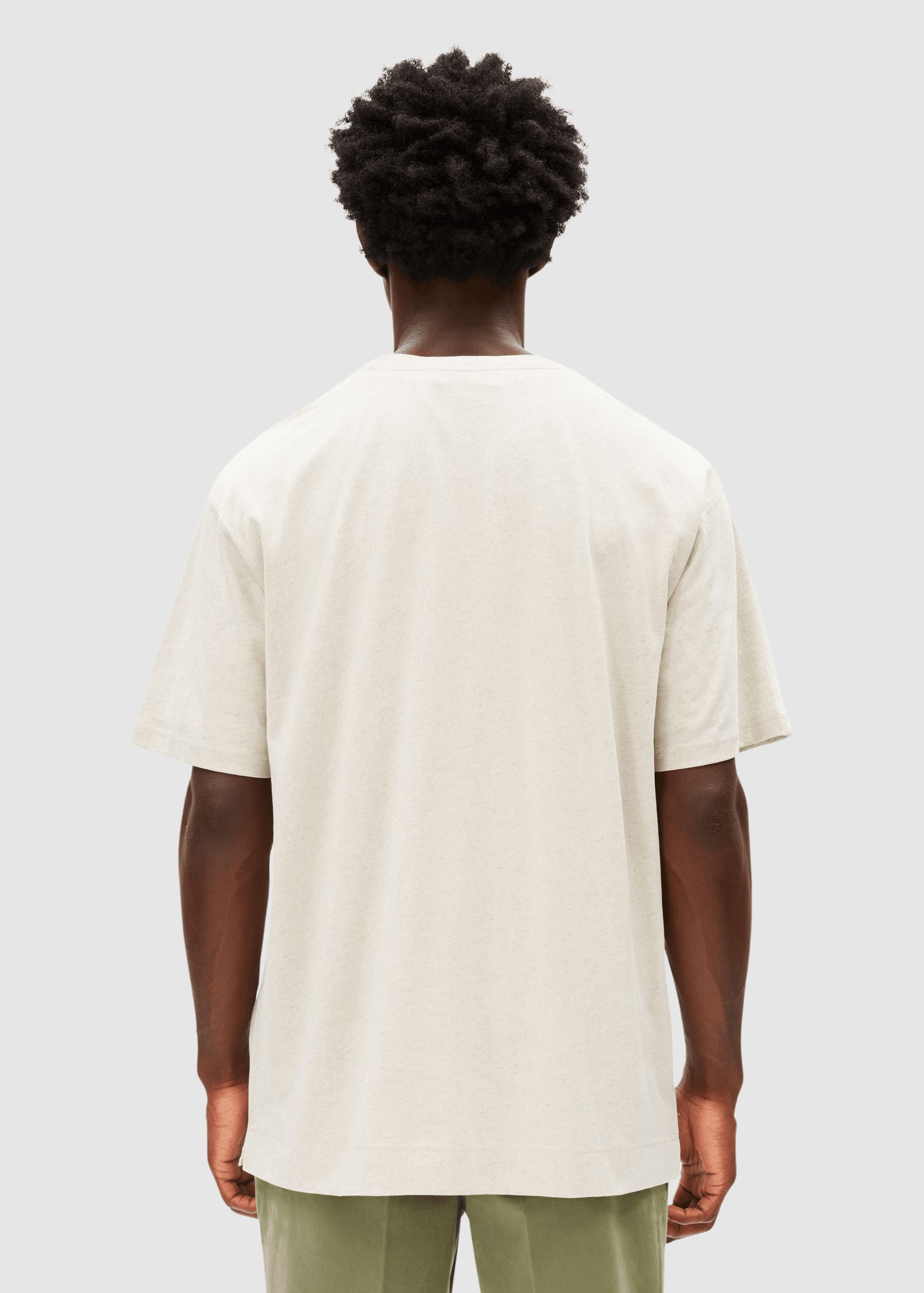 Maarkos Linen Blend T-Shirt Pure