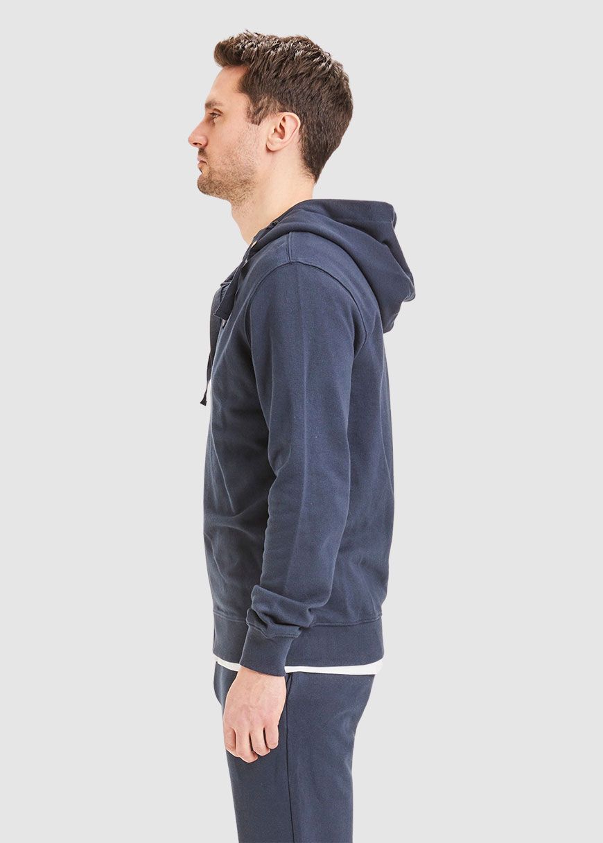 Zip Hood Basic Badge Sweat