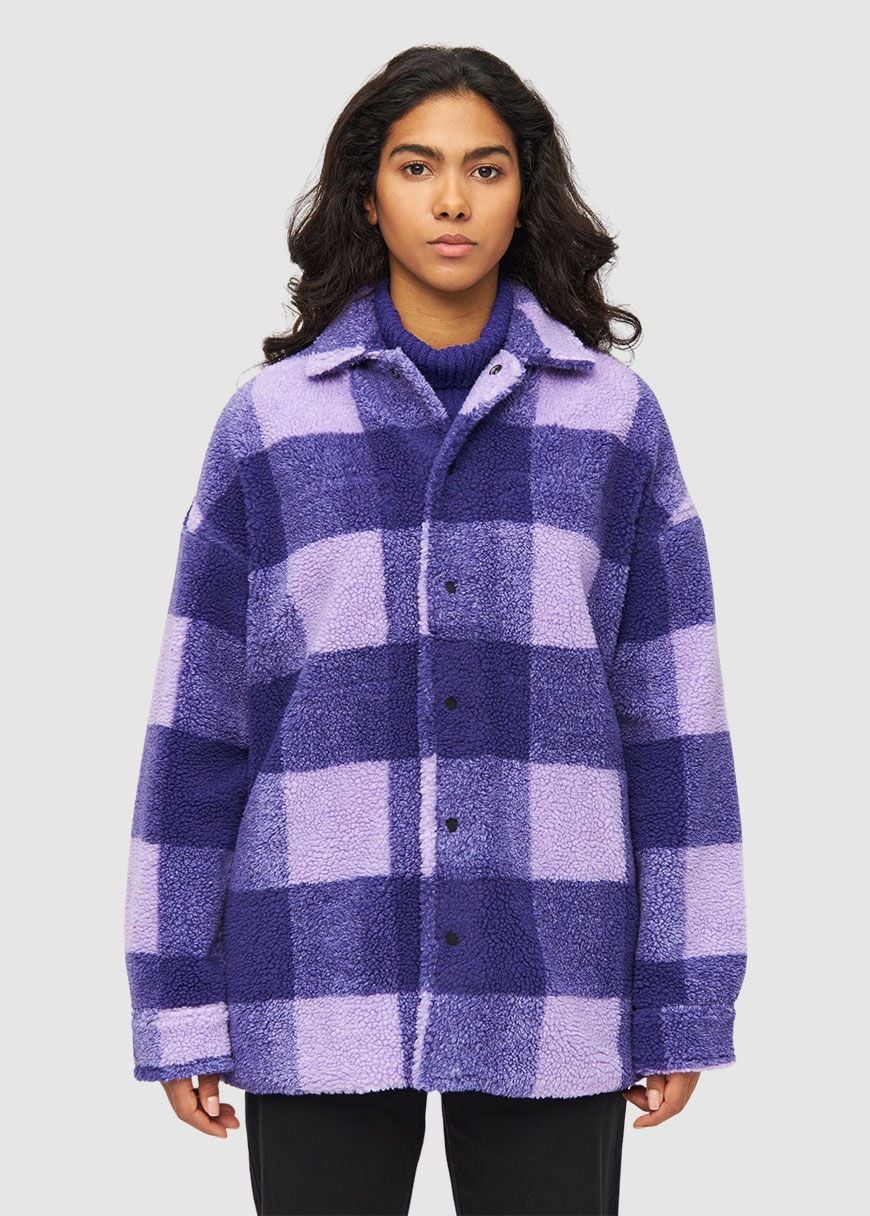 Checked Teddy Overshirt Checked Teddy Overshirt