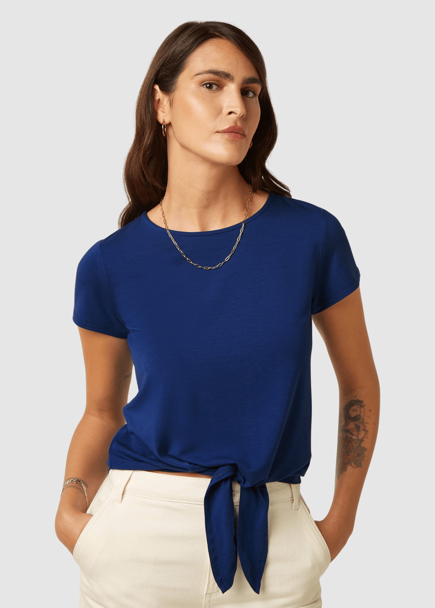 Knot Shirt Tulum Mazarine Knot Shirt Tulum Mazarine