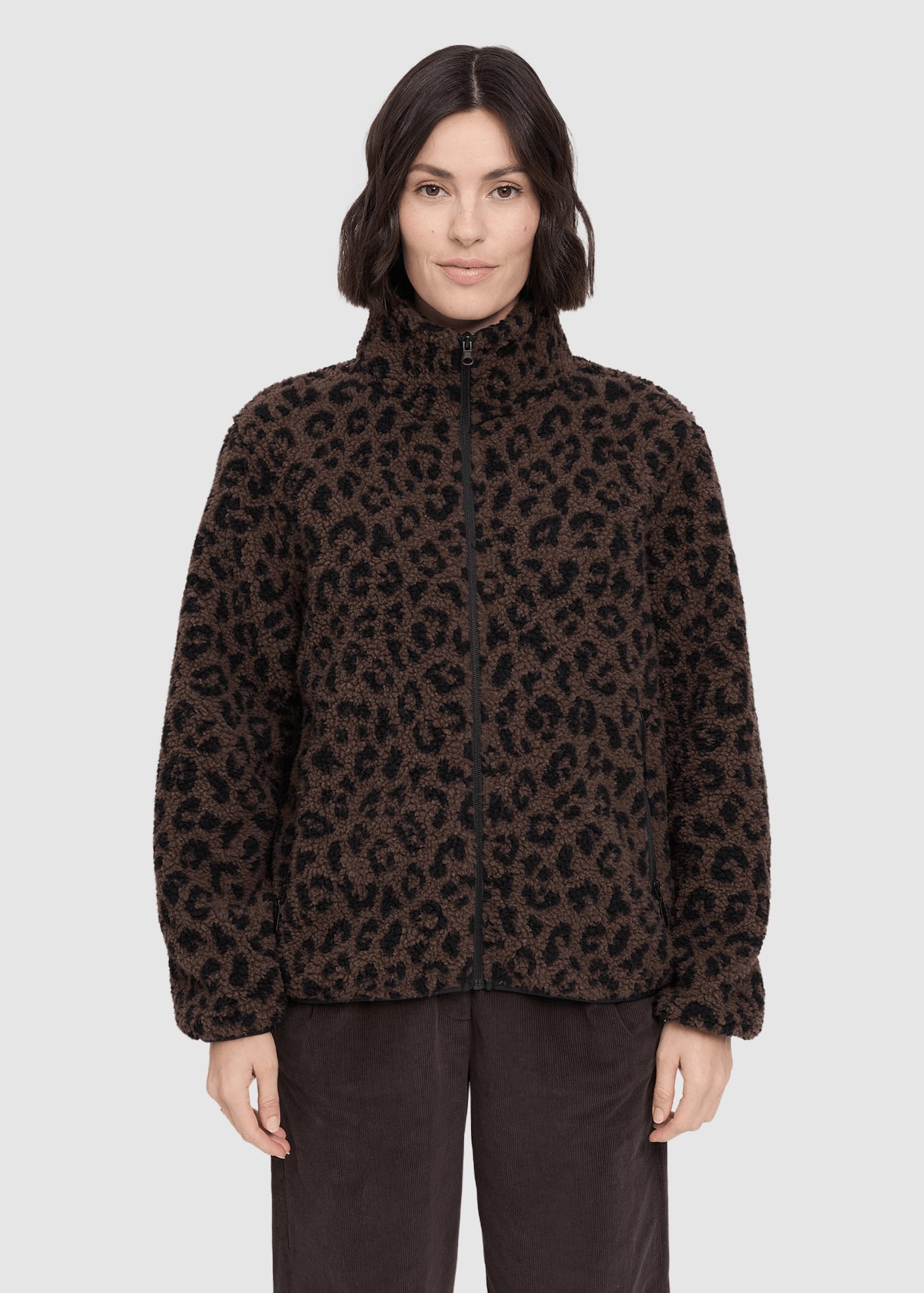 mazine-printed-teddy-fleece-jacket-chocolate-brown-printed-1.jpeg Printed Teddy-Fleece Jacket Chocolate Brown Printed
