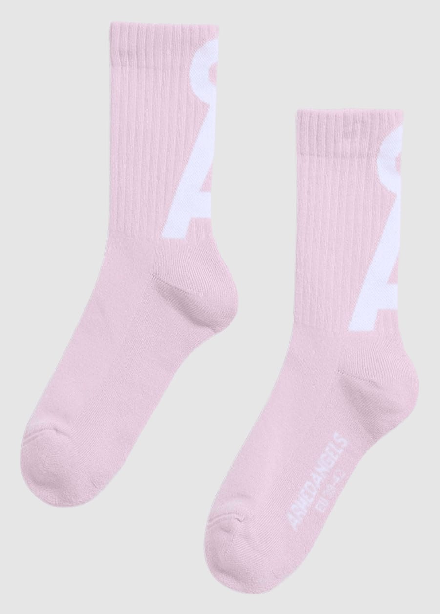 Saamus Short Socks W Pink Mist-Broken White