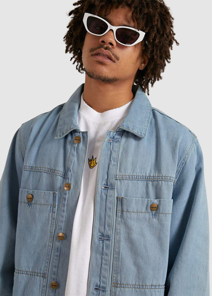 Overtime Unisex Hemp Denim Jacket Overtime Unisex Hemp Denim Jacket