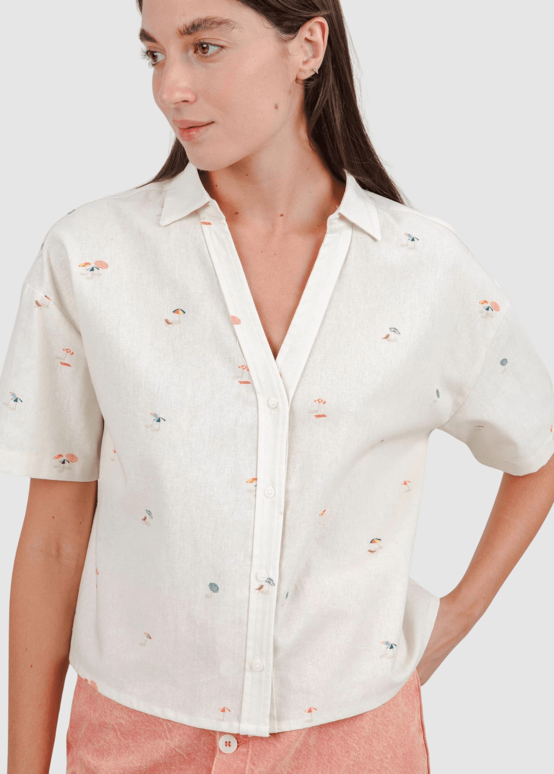 brava-beach-please-cropped-blouse-ecru-7.jpeg Beach Please Cropped Blouse Ecru