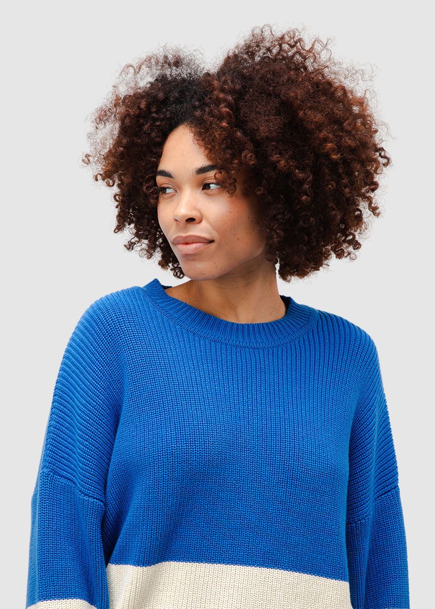 Bicolor Cotton Sweater Bicolor Cotton Sweater