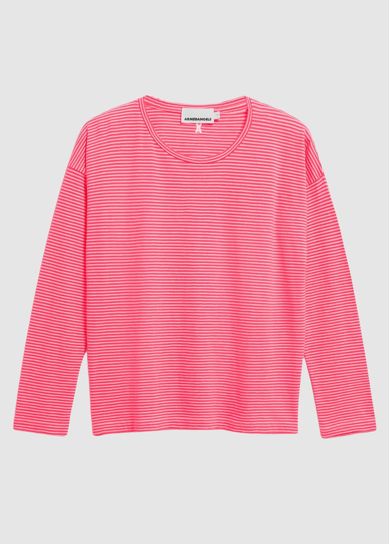 Xianaa Stripe Longsleeve Pink Mist-Mars Red