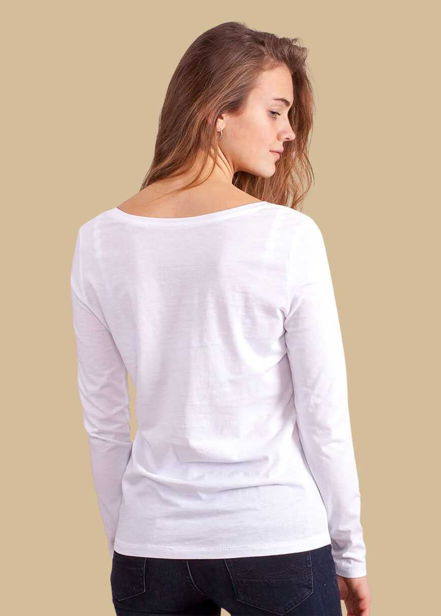 Longsleeve Woman White