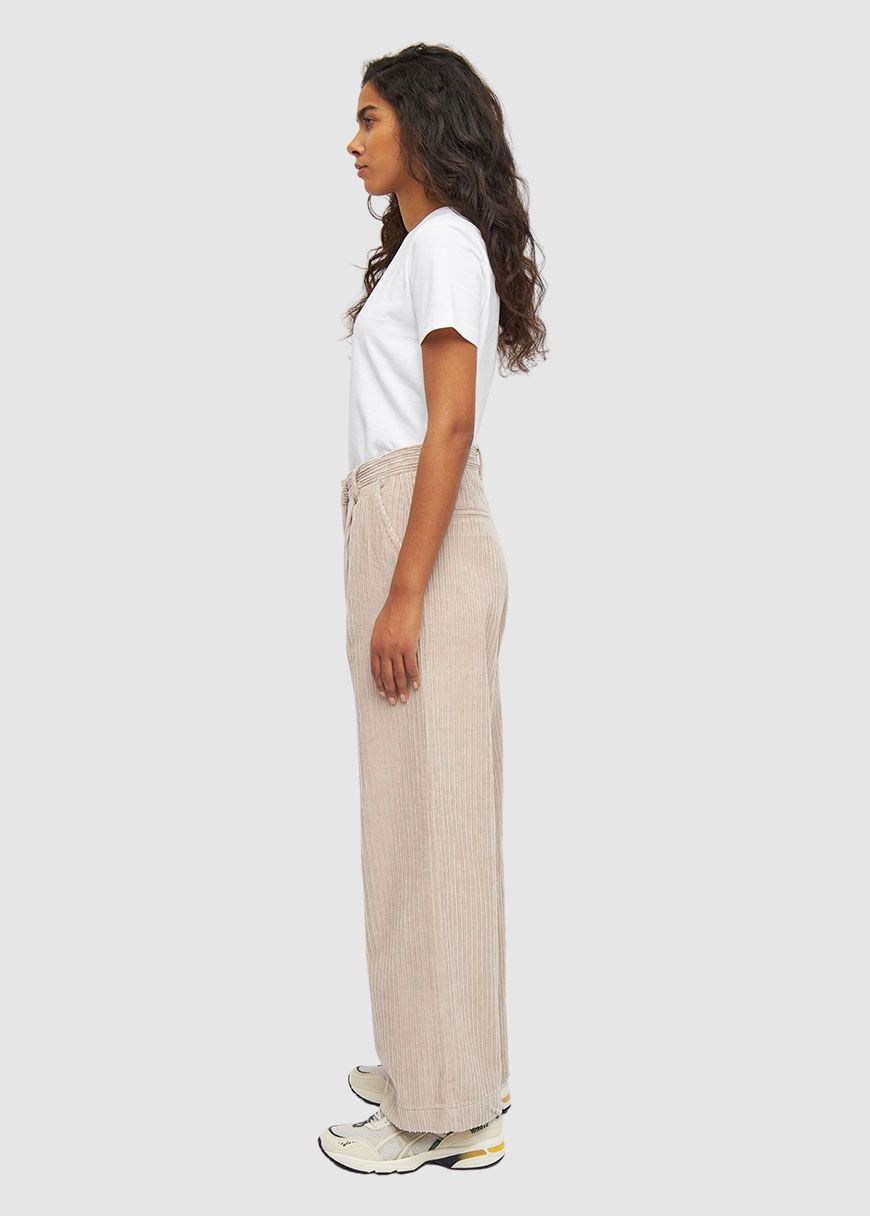 Posey Wide High-Rise Irregular Corduroy Pants Posey Wide High-Rise Irregular Corduroy Pants