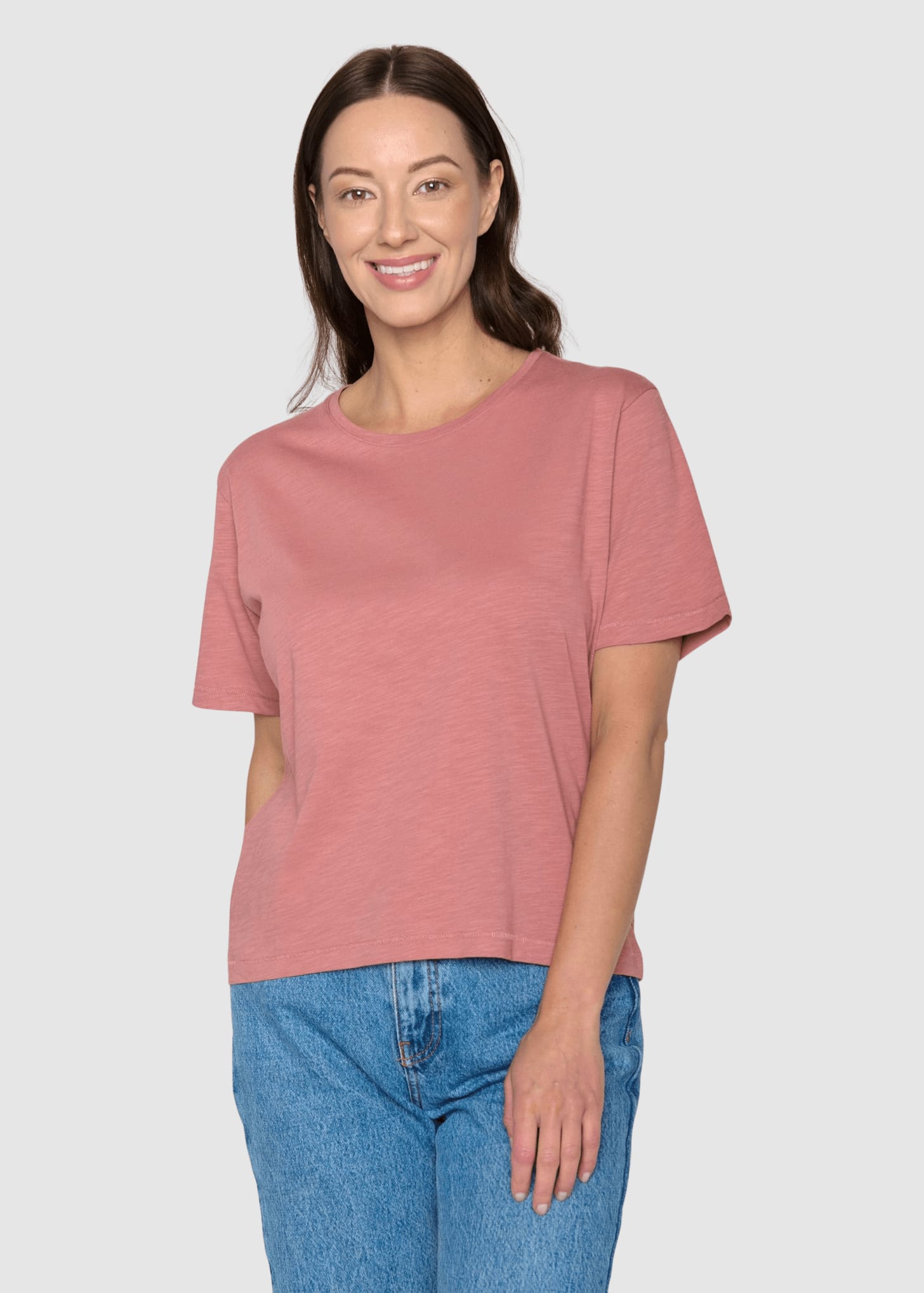 Basic Nova T-Shirt Dark Rose