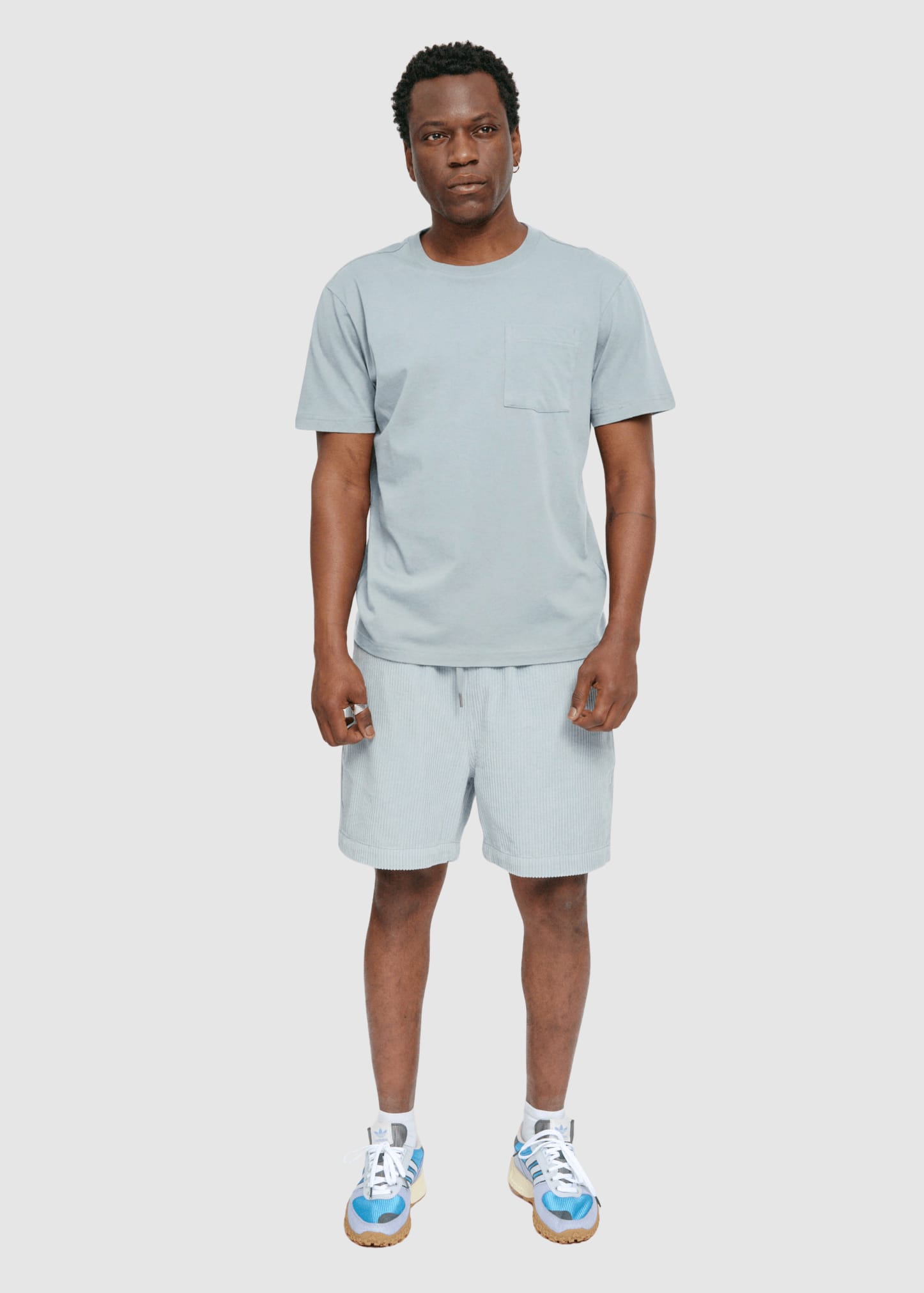 Chest Pocket T-Shirt Ice Blue Chest Pocket T-Shirt Ice Blue