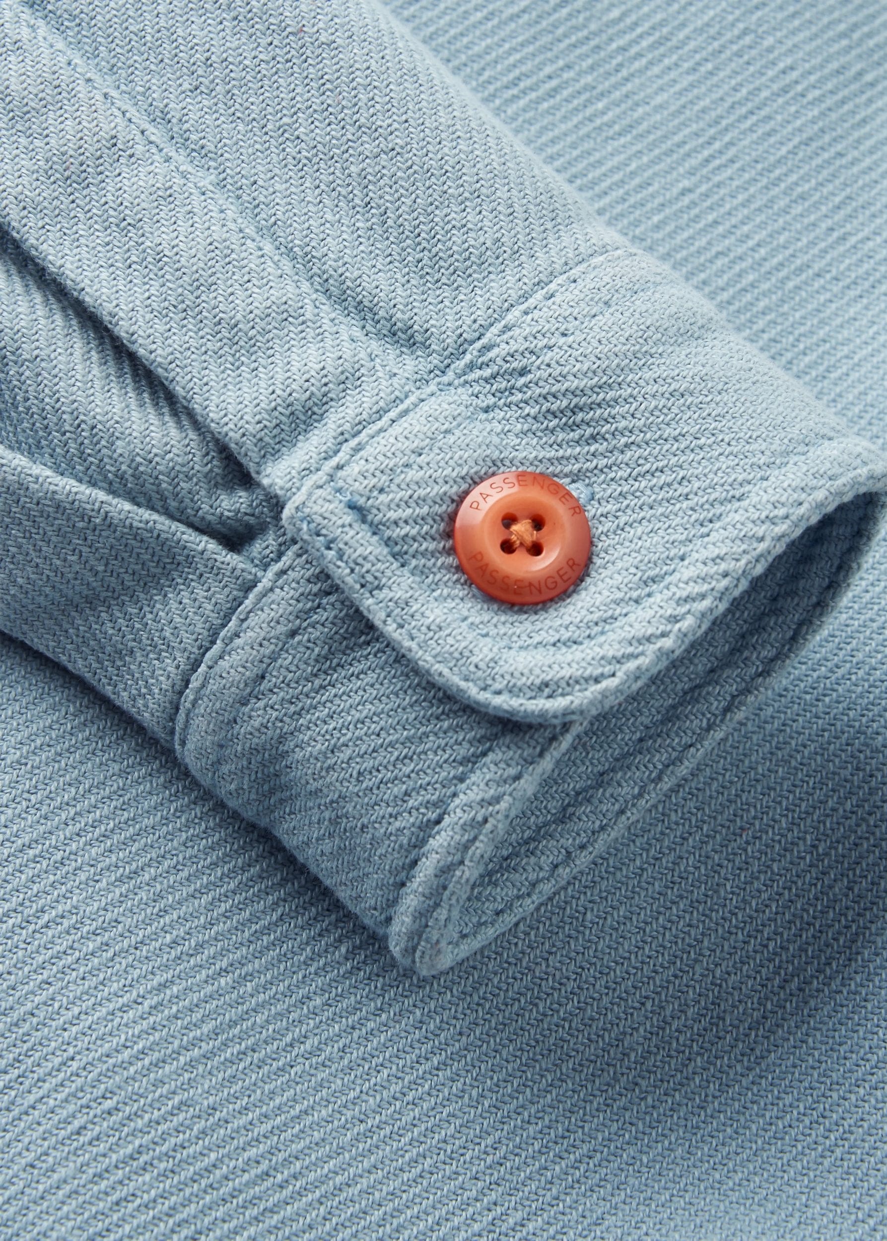 Island Twill Shirt Faded Denim