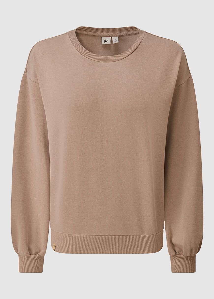 W French Terry Balloon Sleeve Crew W French Terry Balloon Sleeve Crew