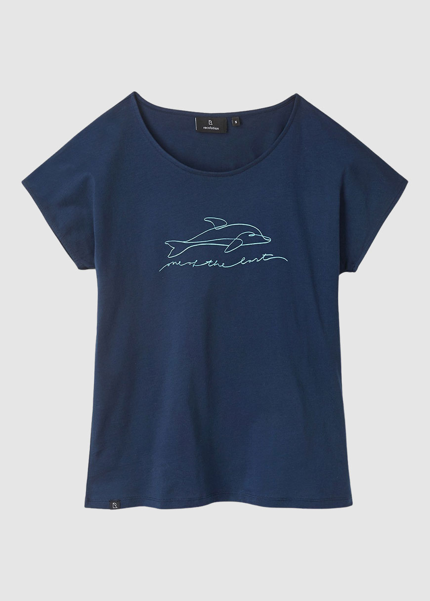 Casual T-Shirt Dolphin Casual T-Shirt Dolphin