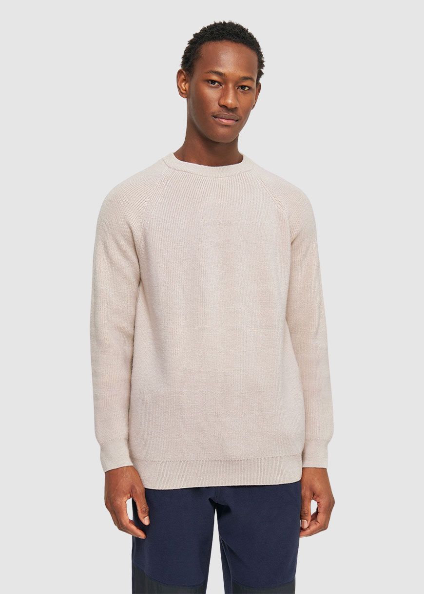 O-Neck Merino Wool Rib Knit O-Neck Merino Wool Rib Knit
