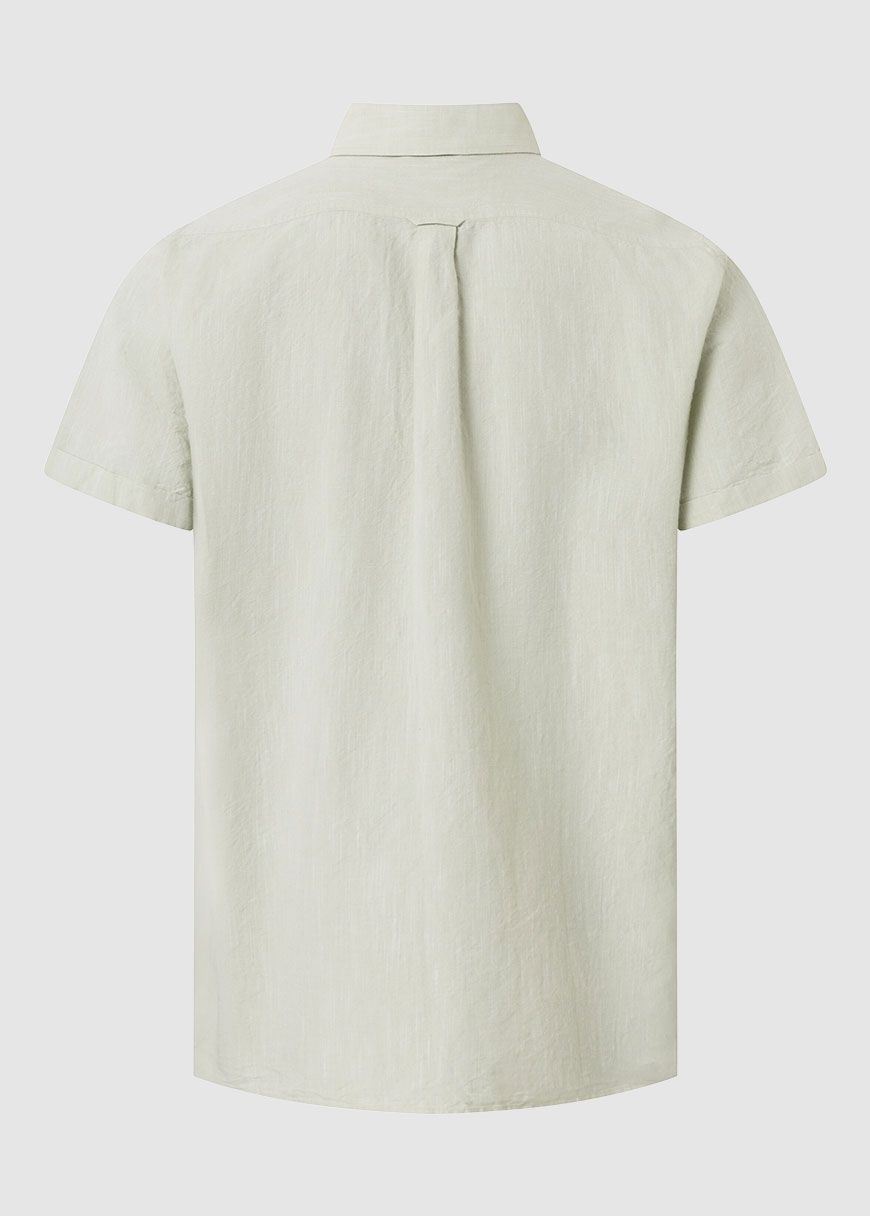 Custom Fit Linen Short Sleeve Shirt