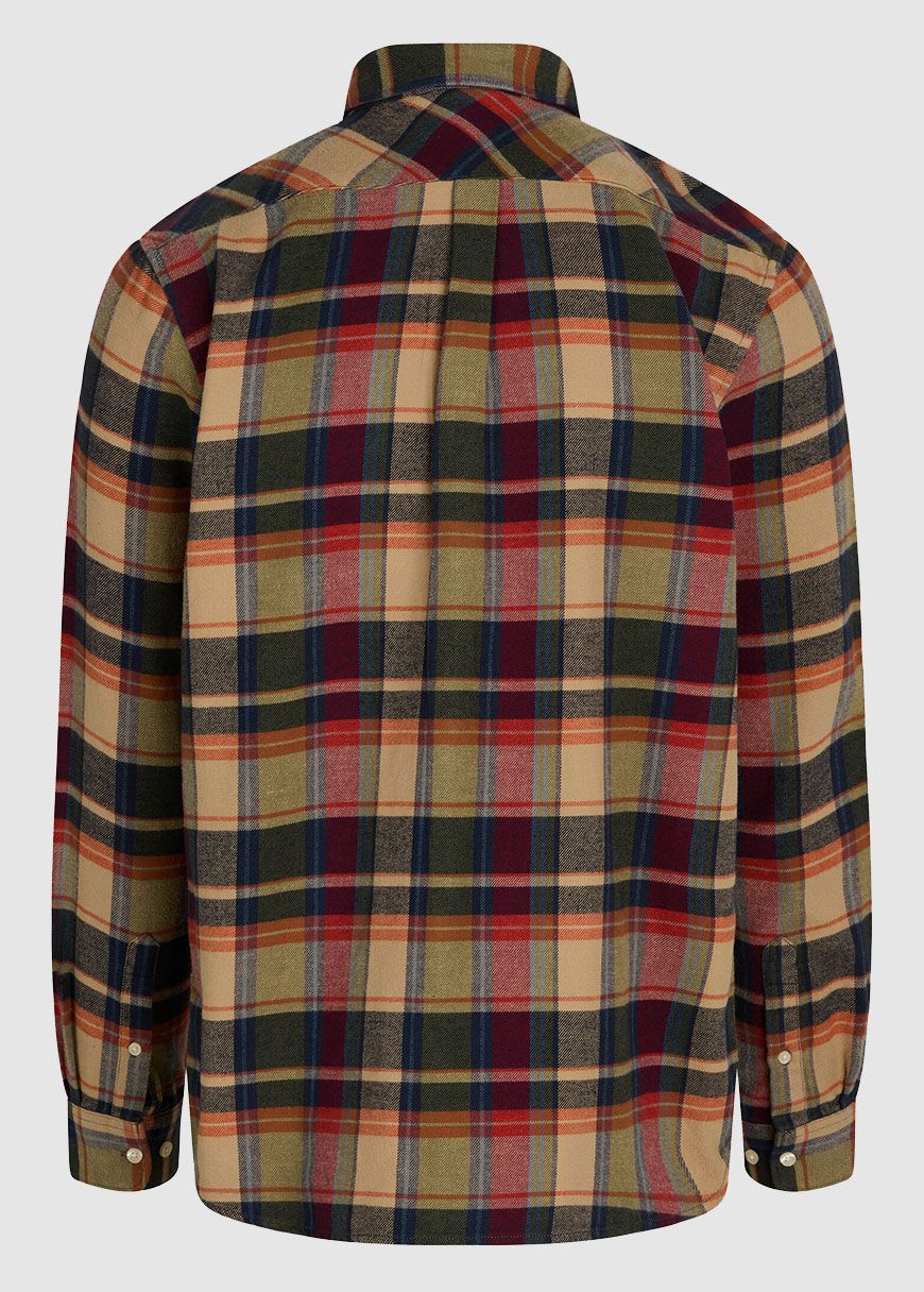 Light Flannel Checkered Costume Fit Shirt Light Flannel Checkered Costume Fit Shirt