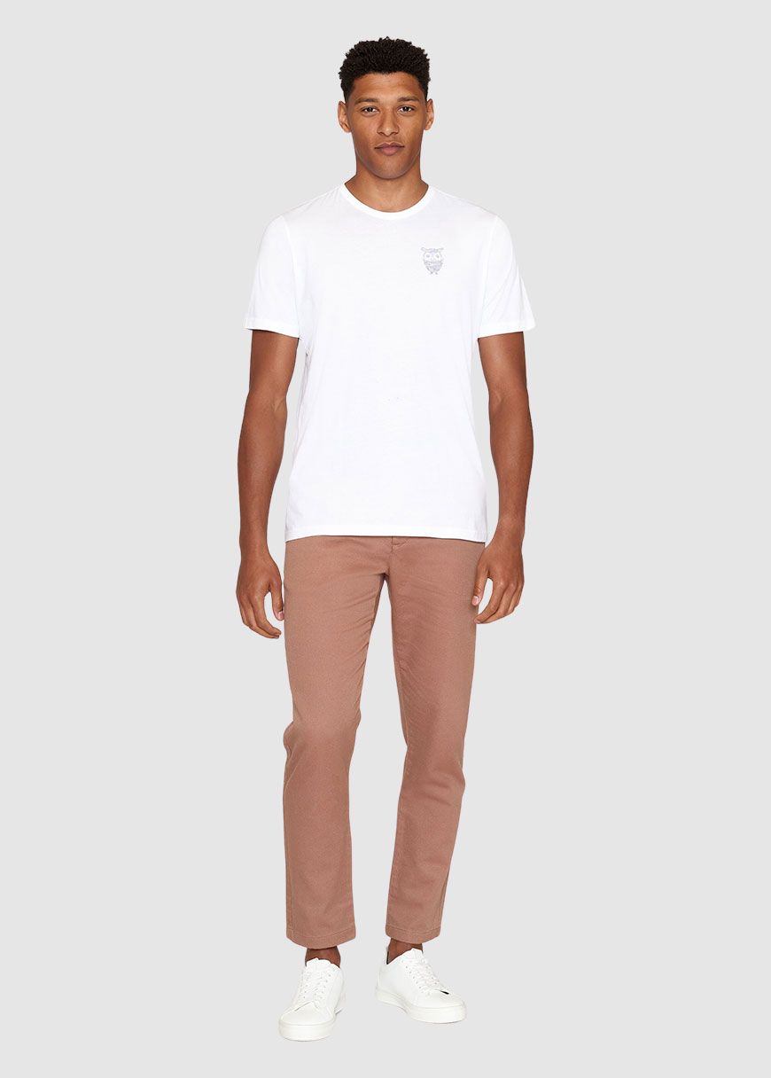 Regular Fit Single Jersey Small Chest Print T-Shirt