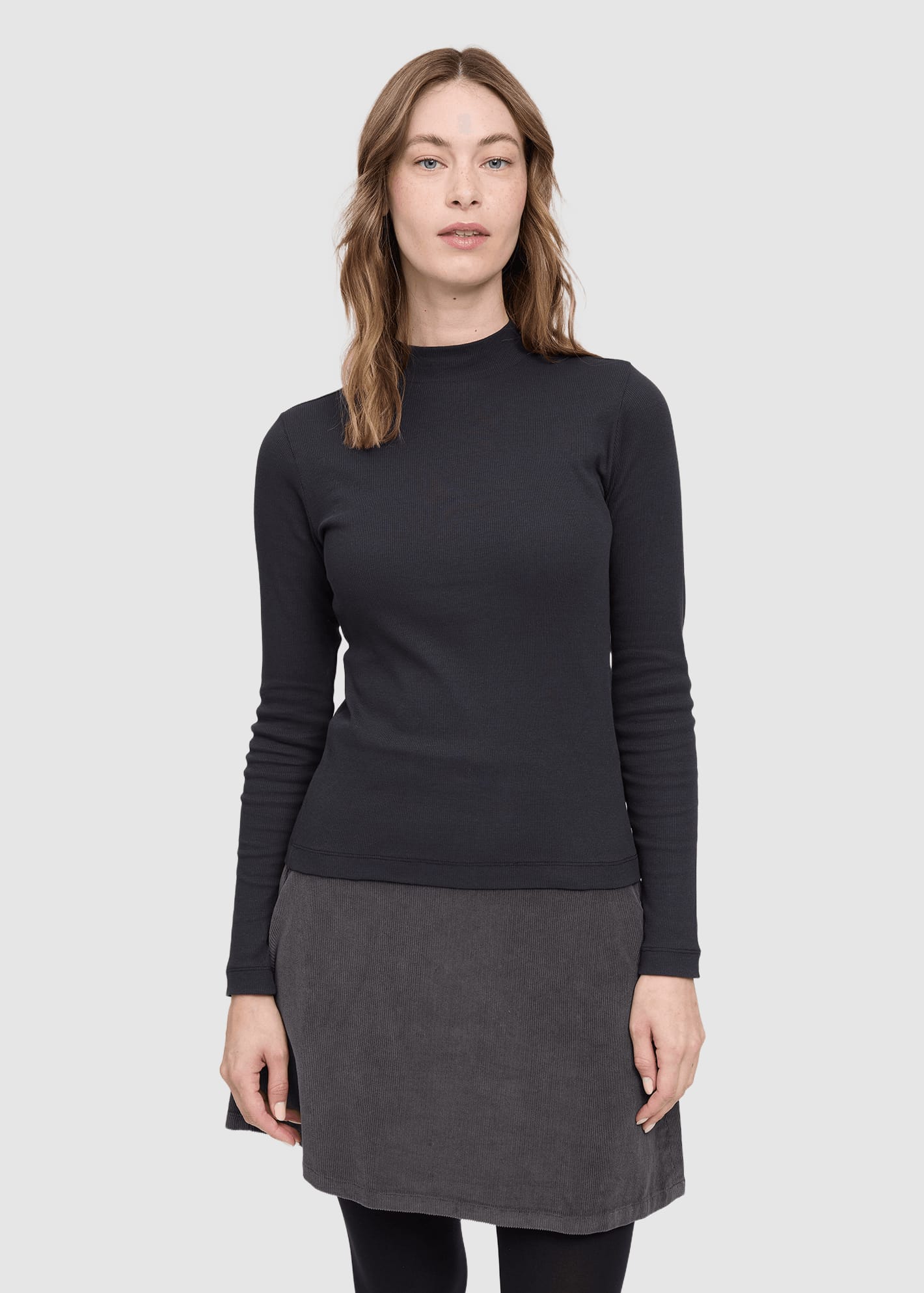 Basic Turtleneck Longsleeve Black