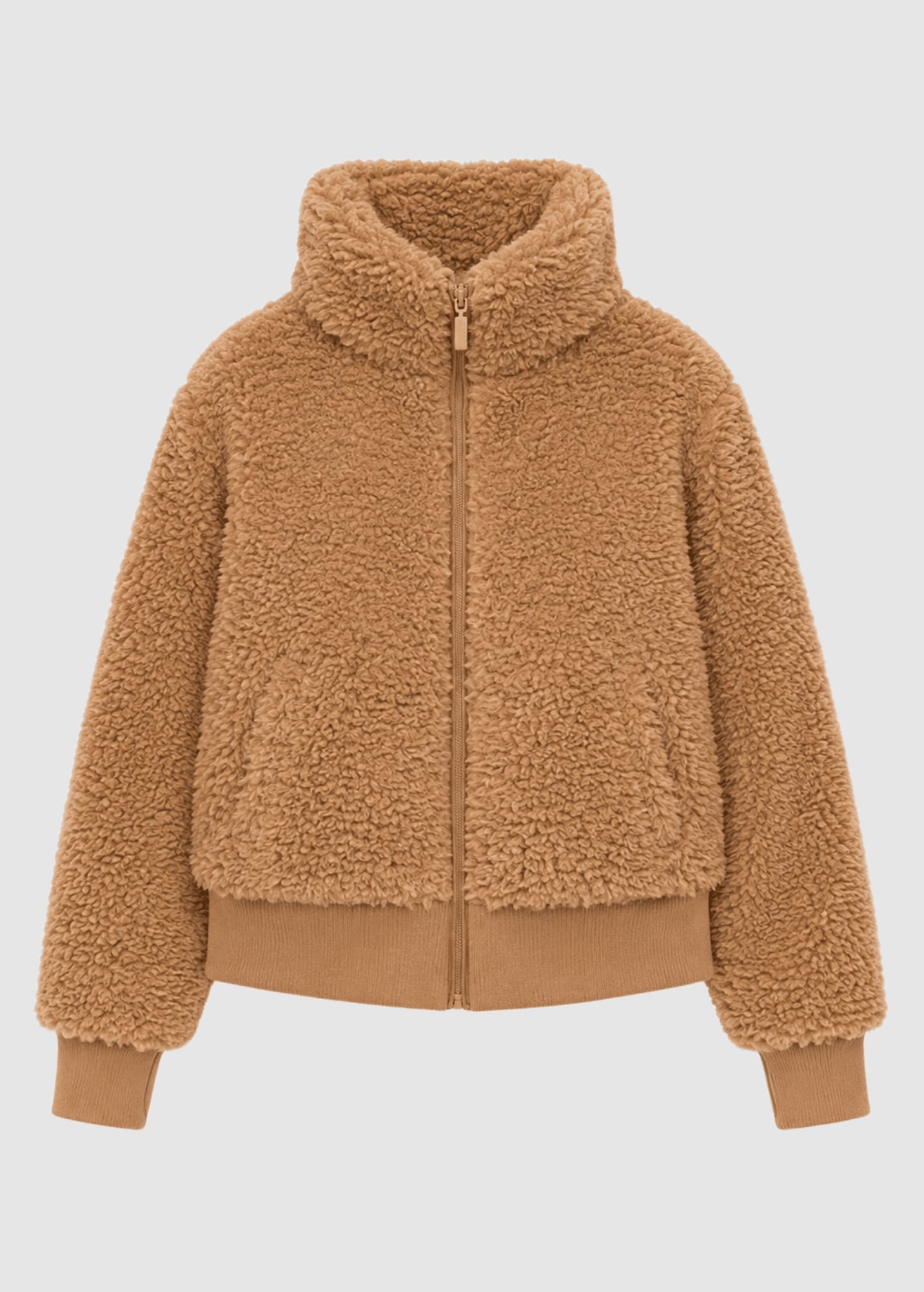 Faux-Fur Blouson Fawn