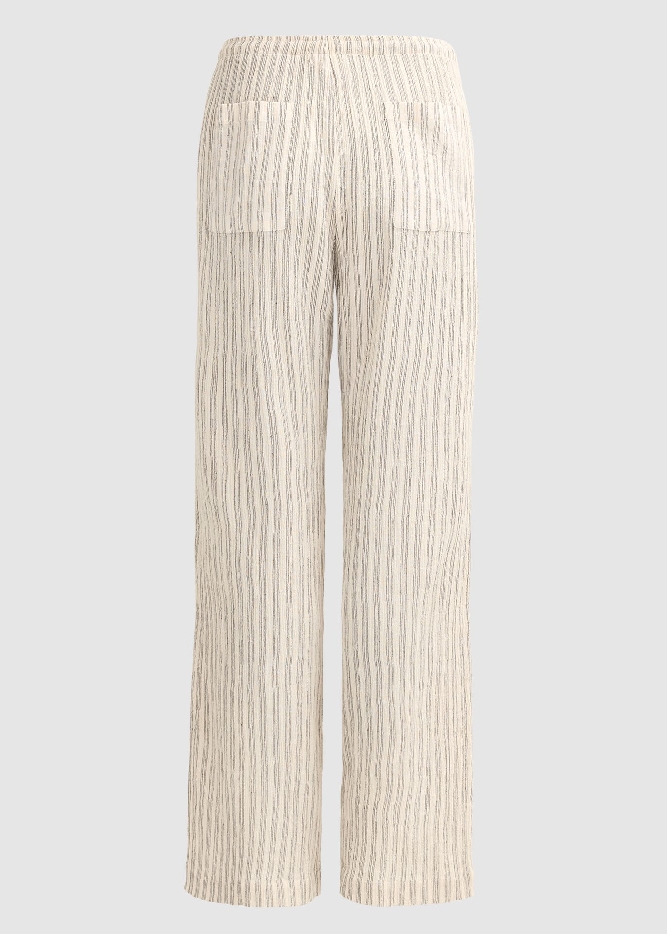 Hose Strukturiert Dunkelgrau Gestreift