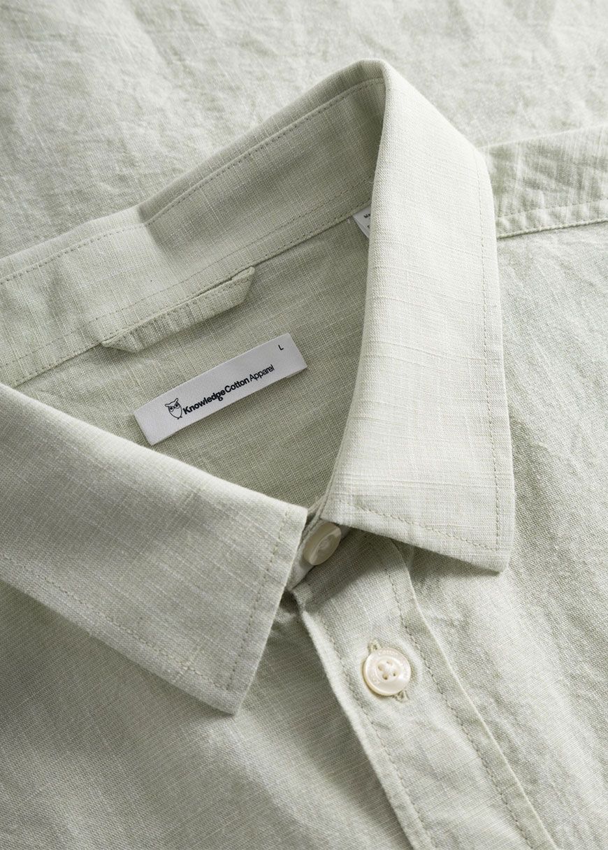 Custom Fit Linen Short Sleeve Shirt Custom Fit Linen Short Sleeve Shirt