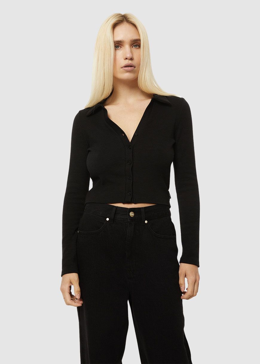Eliza Hemp Rib Longsleeve Shirt Eliza Hemp Rib Longsleeve Shirt