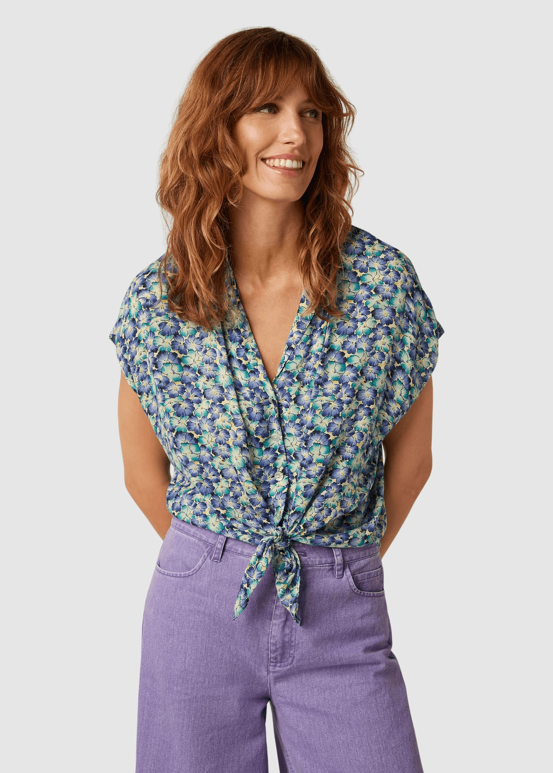 Keeva Blouse Azores Beacon Blue