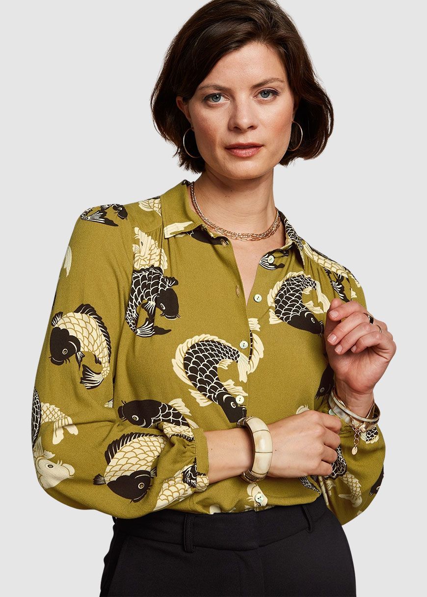 Carina Blouse Koi Carina Blouse Koi