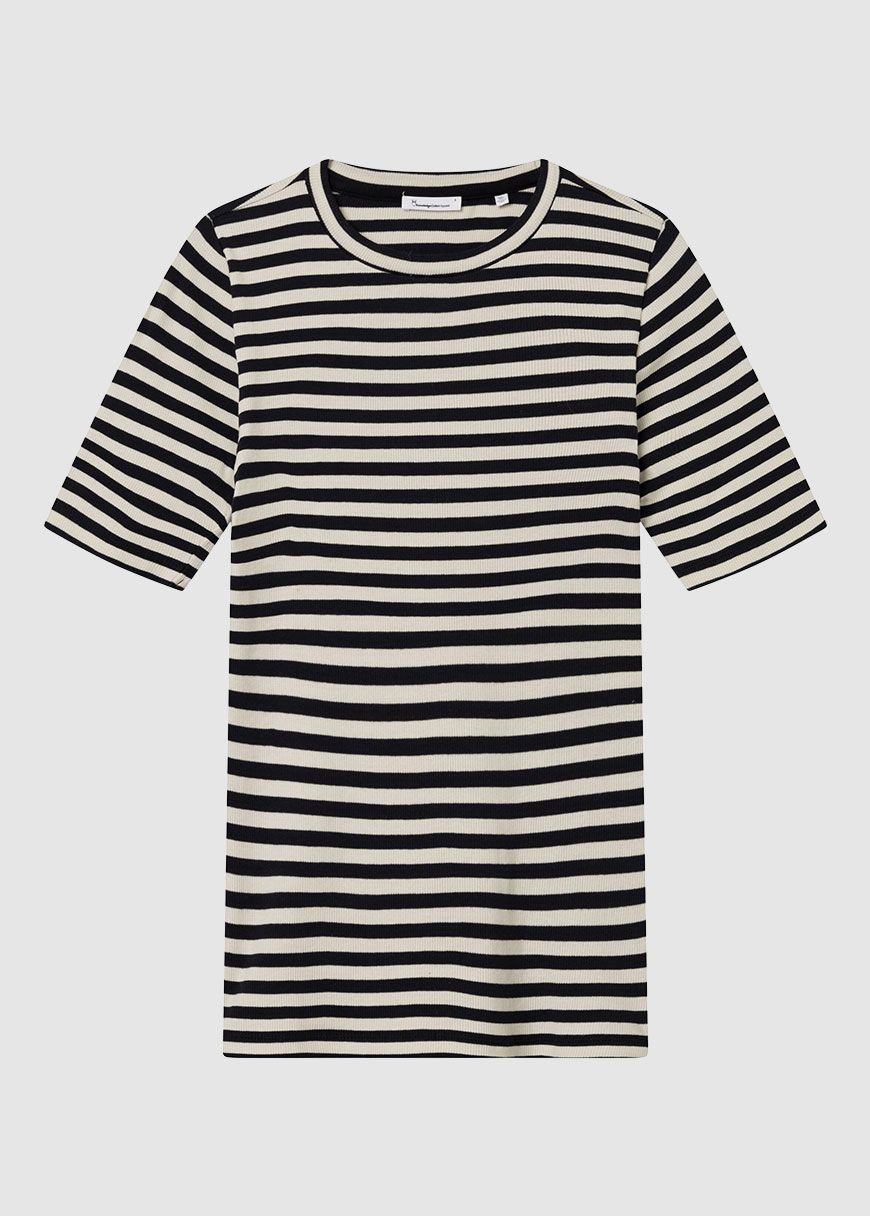 Striped Rib T-Shirt