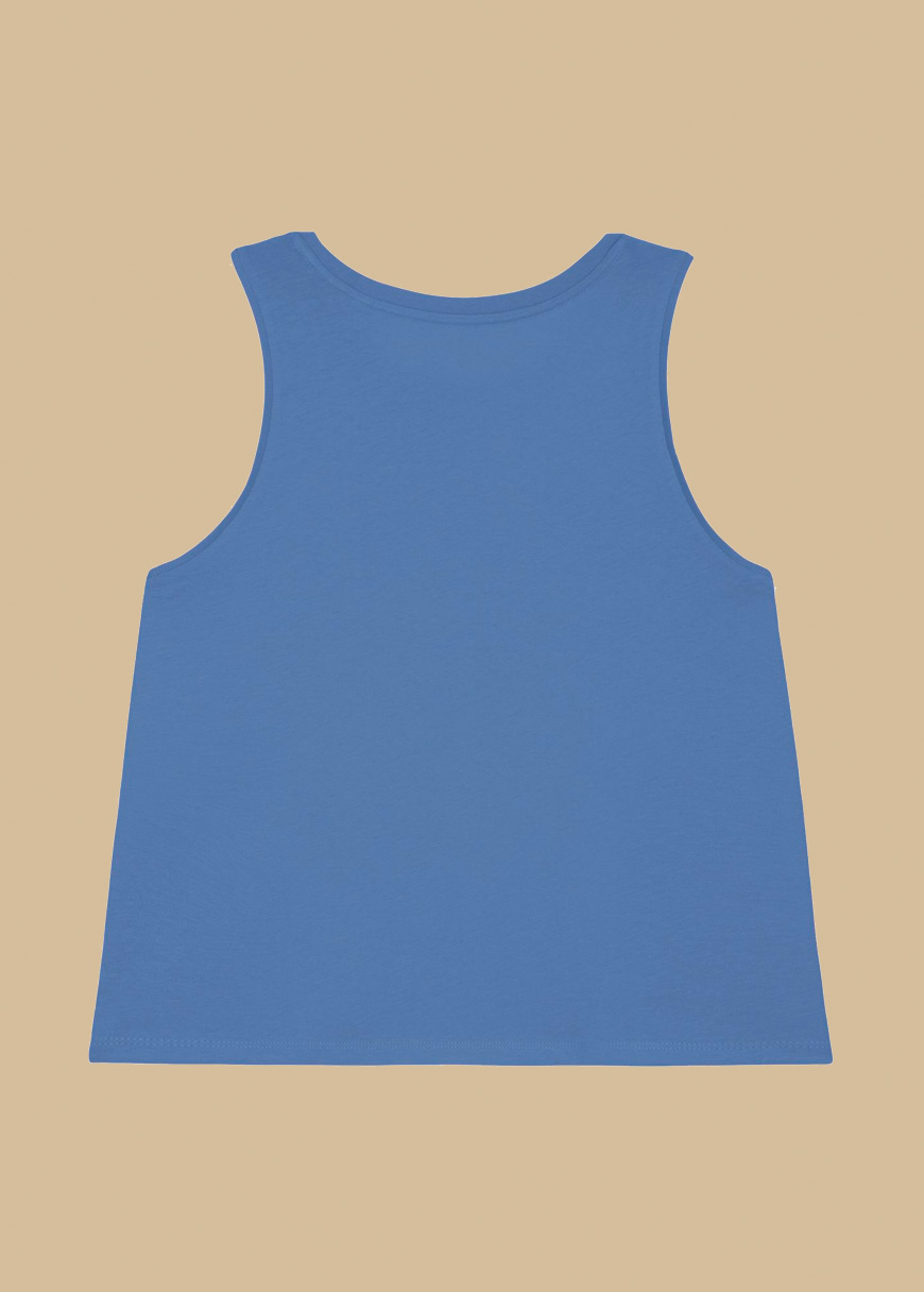 Cropped Oversized Tanktop Woman Cropped Oversized Tanktop Woman