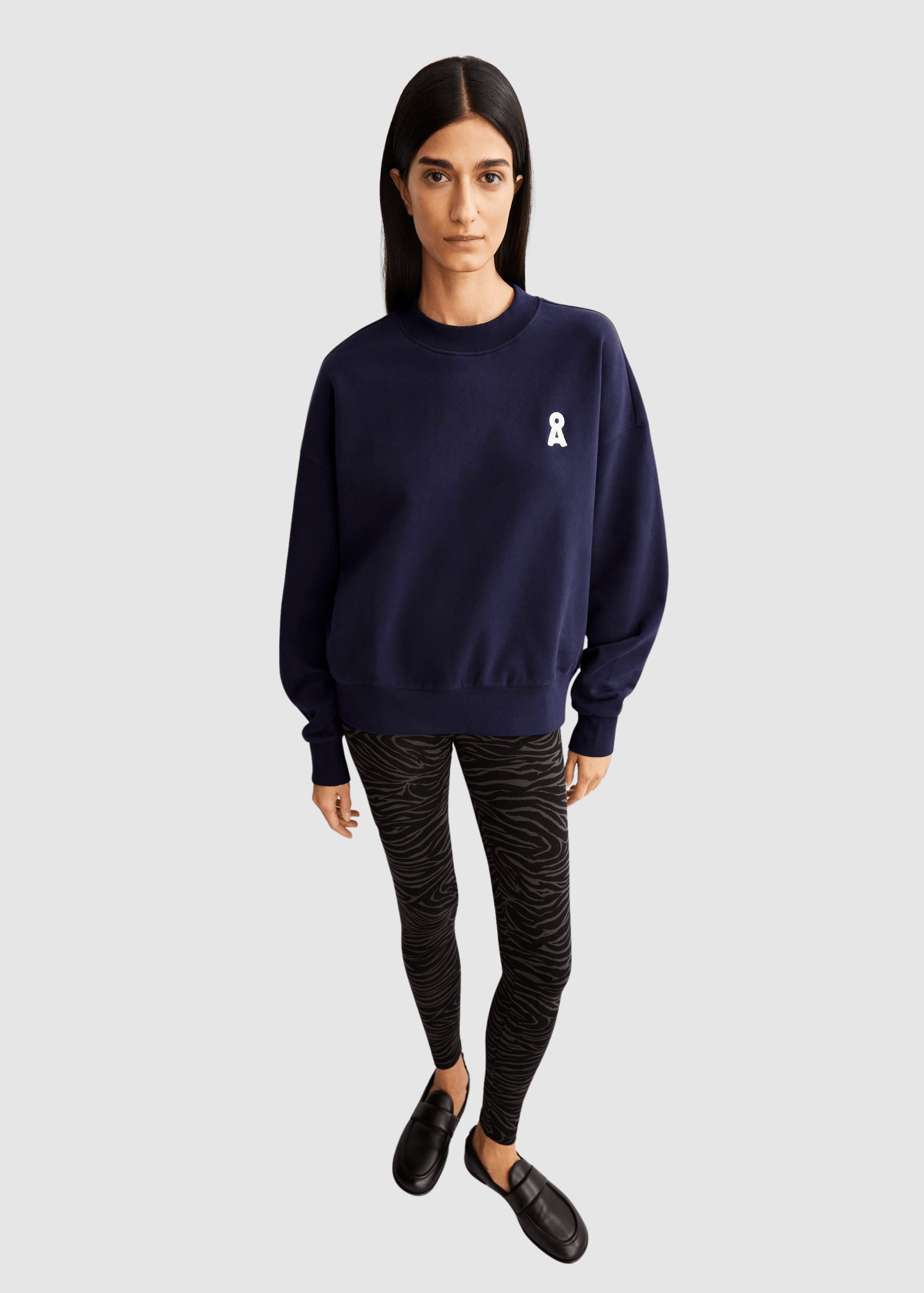 Iconic Å Alizaa Sweat Tinted Navy