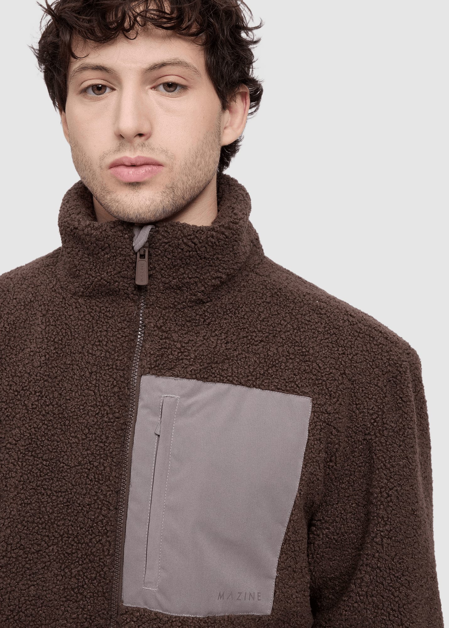 mazine-padded-teddy-fleece-jacket-chocolate-warm-mud-4.jpeg Padded Teddy-Fleece Jacket Chocolate Warm Mud