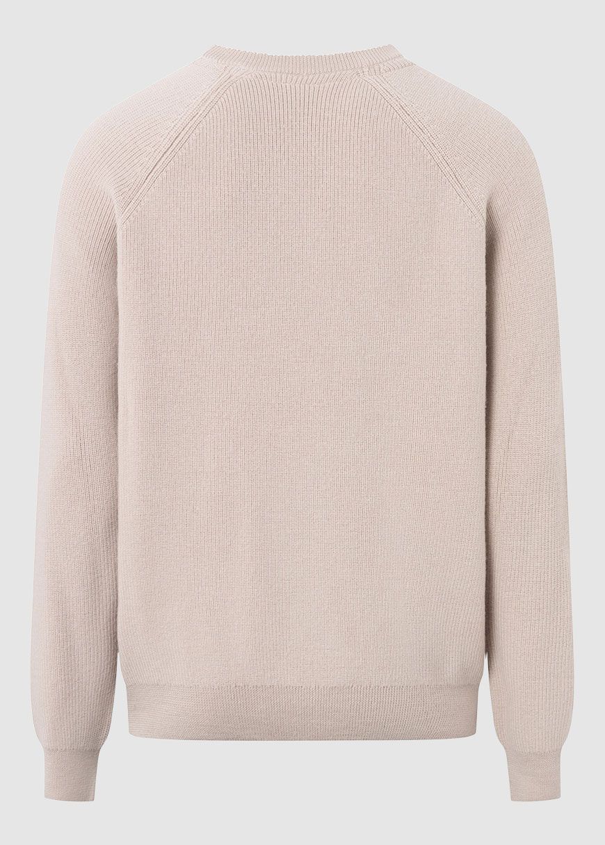 O-Neck Merino Wool Rib Knit O-Neck Merino Wool Rib Knit