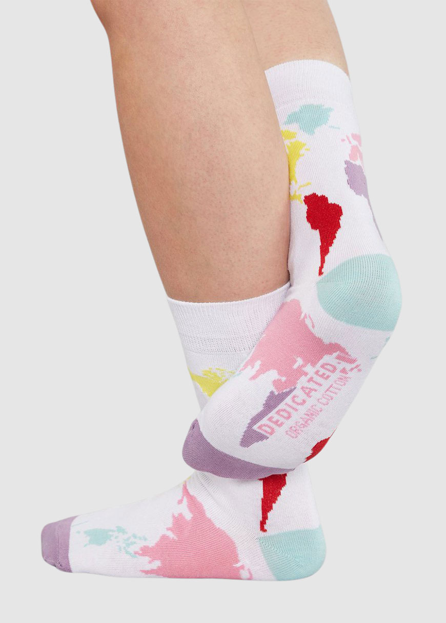 Socks Sigtuna World Map Socks Sigtuna World Map