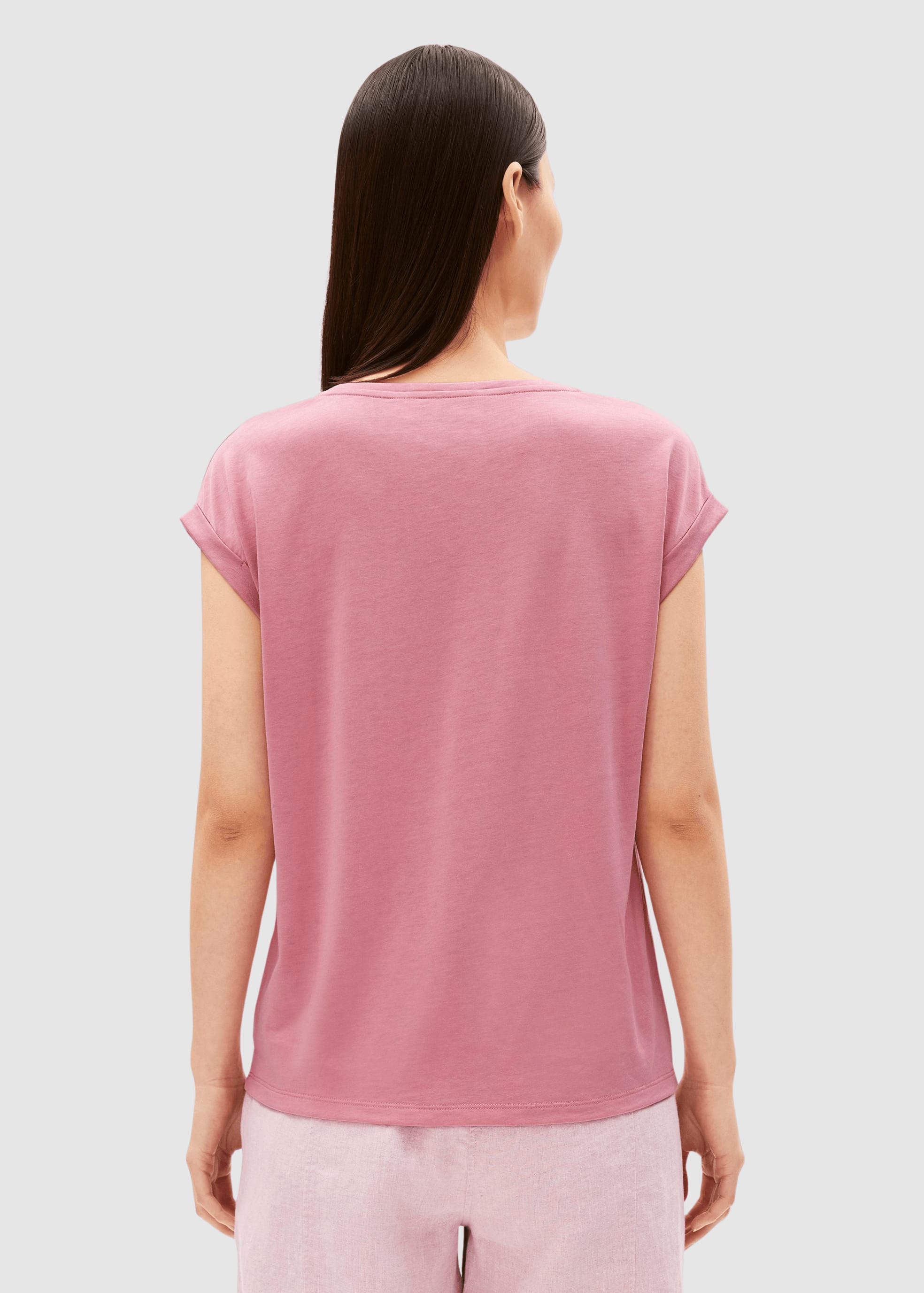 Jilaana T-Shirt Washed Berry