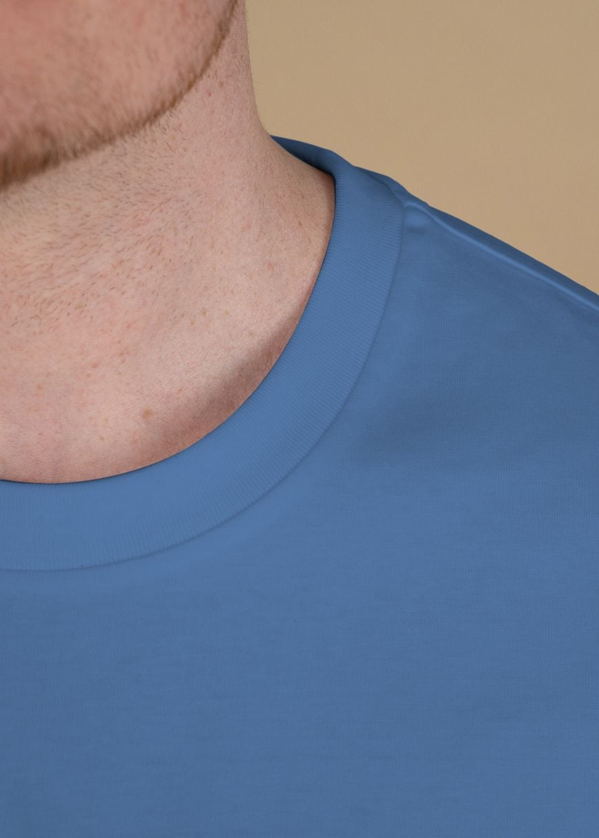 Classic T-Shirt Man Bright Blue