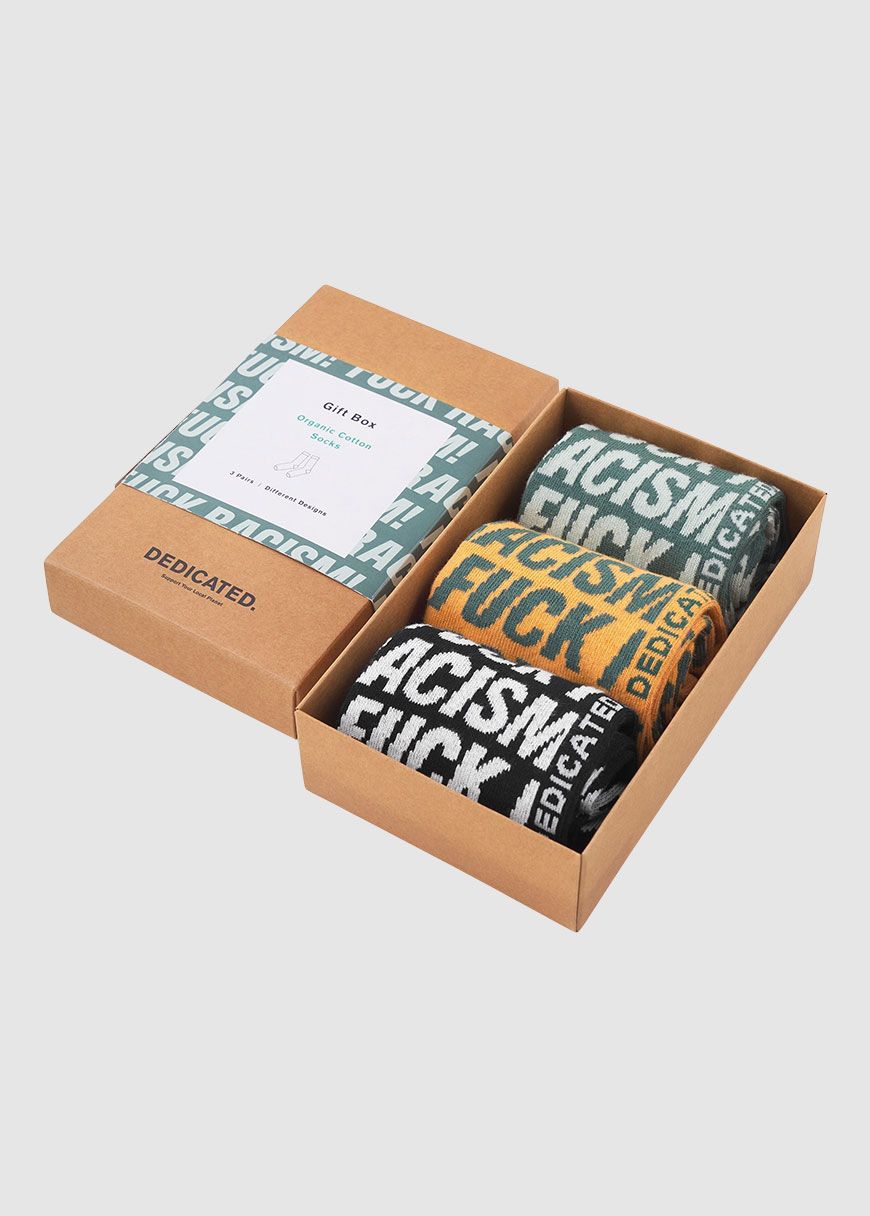 Socks Sigtuna Fuck Racism 3-Pack
