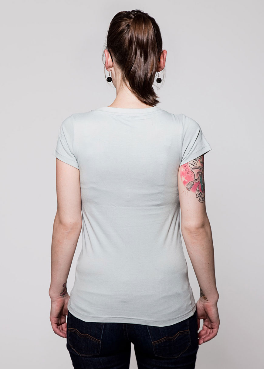 T-Shirt Rundausschnitt Grau T-Shirt Rundausschnitt Grau