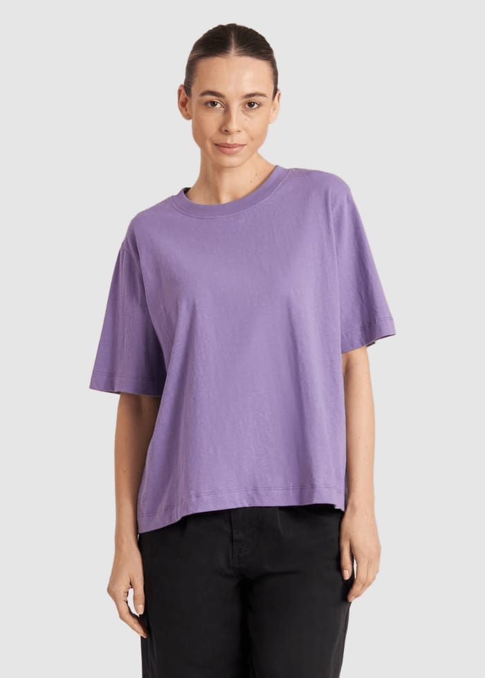 T-Shirt Vadstena Hemp Haze Purple
