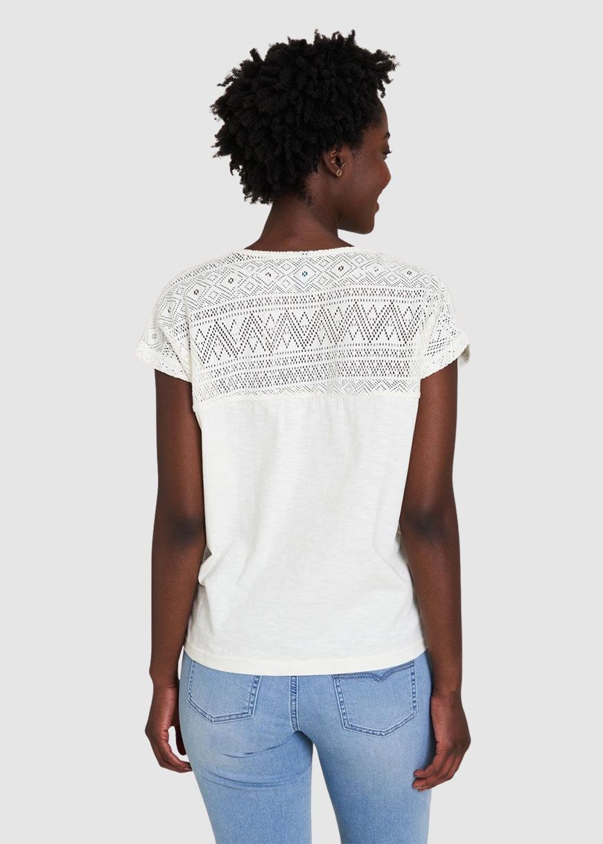 Shirt mit Spitzendetails